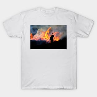 Muirburn - Heather Burning - North York Moors T-Shirt